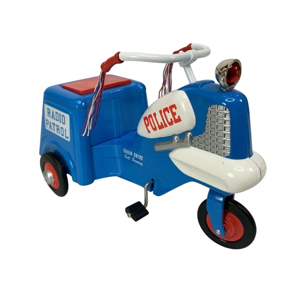 Hallmark Kiddie Car Classics 1958 Murray Police Cycle Sidewalk Cruiser 1995 READ